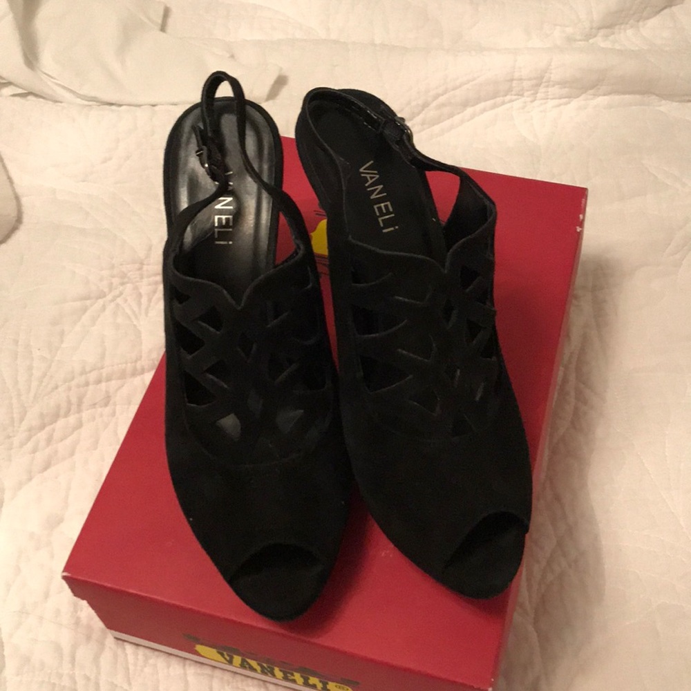 Black Vaneli heels
